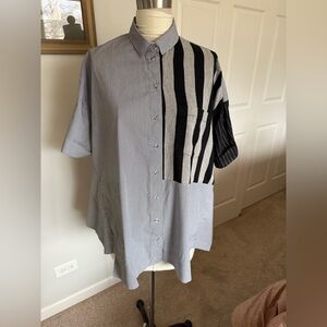 ALEMBIKA Women’s Mixed-Print Top